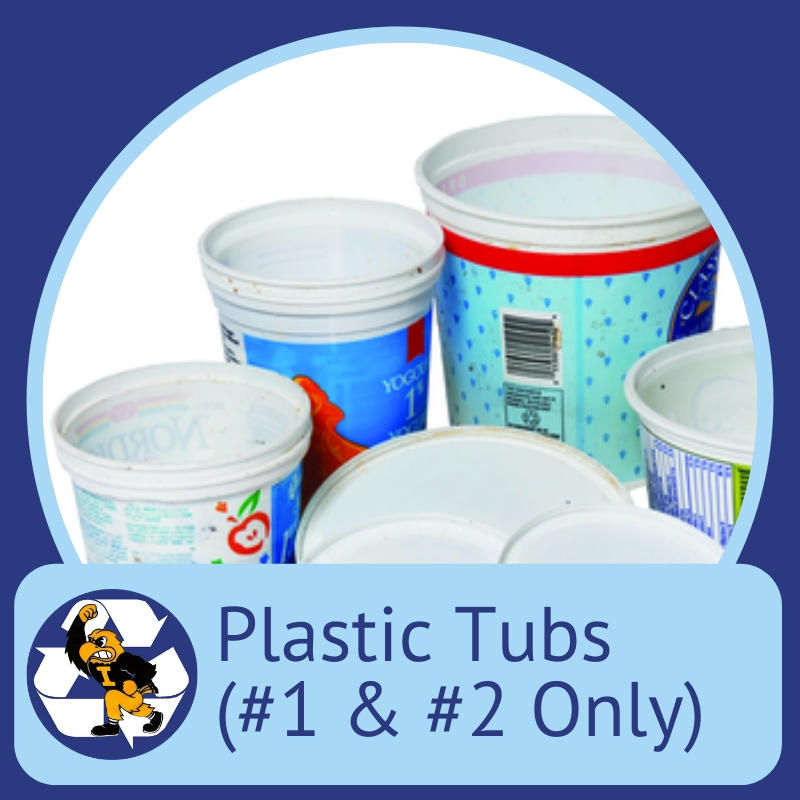 Plastic tubs