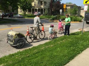 bike boulevard riders